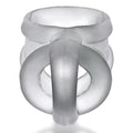 clear ice ballsling cocksling made from squishy TPR for added comfort and support.