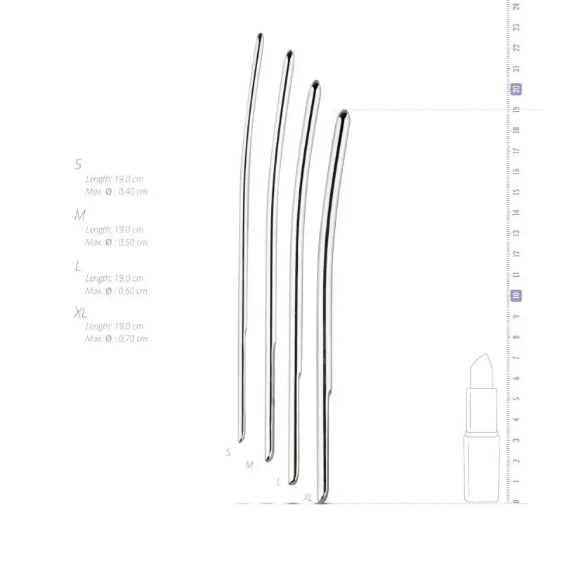 Affordable quality Single Ended Dilator Trainer Set 4 Pc  from Sinner by Discreet Intimate Essentials with Discreet Delivery 