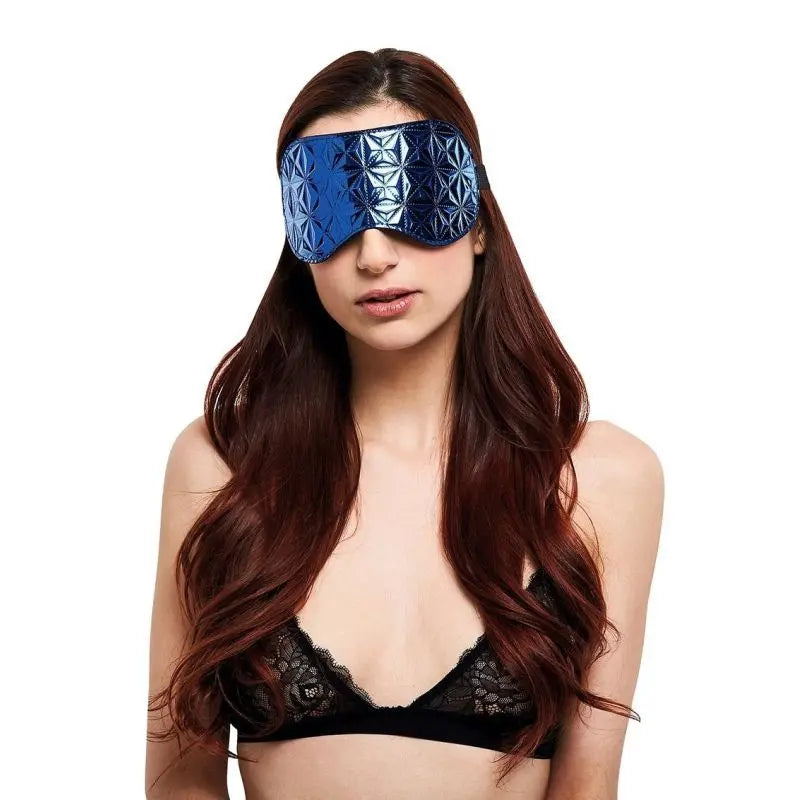 Whip Smart Diamond Blindfold Blue Whipsmart Discreet Intimate Essentials.