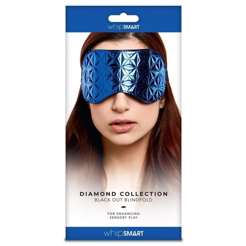 Whip Smart Diamond Blindfold Blue Whipsmart Discreet Intimate Essentials.