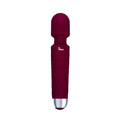 Viben Tempest rechargeable wand massager in ruby color, made of premium silicone, waterproof and USB rechargeable.
