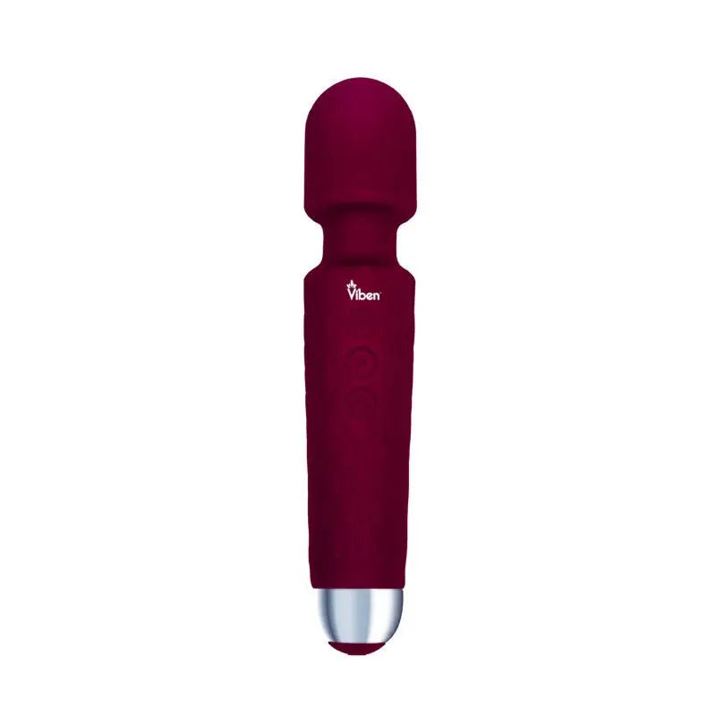 Viben Tempest Rechargeable Wand Massager Ruby Viben Discreet Intimate Essentials.