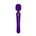Viben Obsession rechargeable wand massager in violet color, featuring a smooth silicone head and bendable neck.