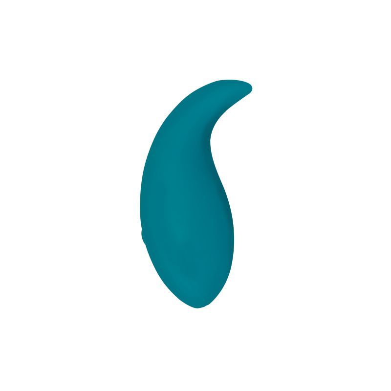 Viben Elated Pinpoint Rechargeable Vibe Ocean - compact teardrop vibe in ocean blue, designed for intimate essentials.