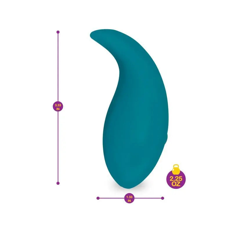 Viben Elated Pinpoint Rechargeable Vibe Ocean Viben Discreet Intimate Essentials.