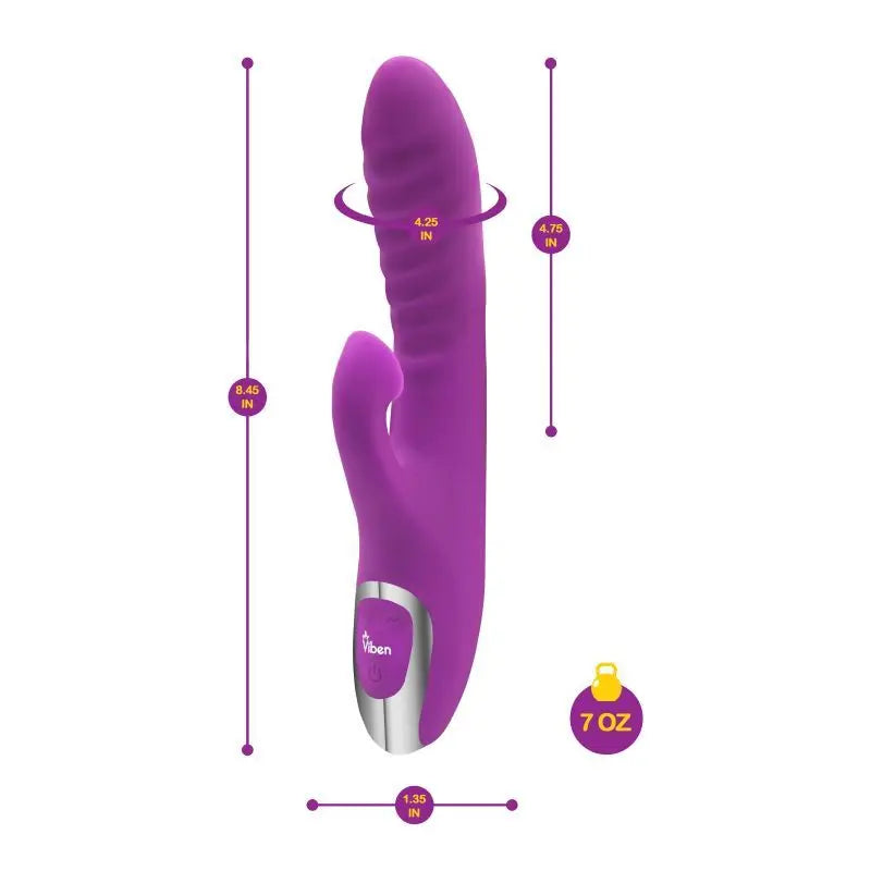 Viben Frenzy Suction Rabbit Vibe Berry Viben Discreet Intimate Essentials.