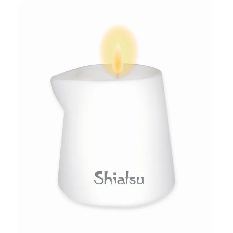Shiatsu Massage Candle Raspberry Vanilla Shiatsu Discreet Intimate Essentials.