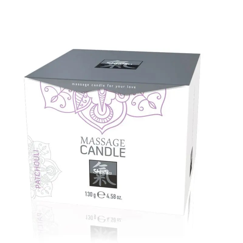 Shiatsu Massage Candle Patchouli Shiatsu Discreet Intimate Essentials.