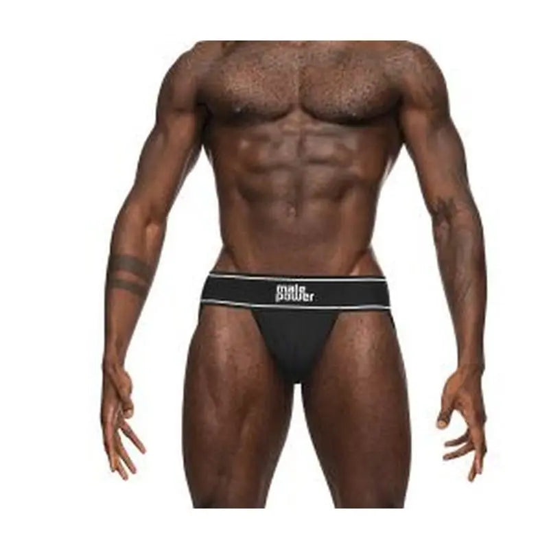 Male Power Modal Rib Jock Black Male Power Discreet Intimate Essentials.