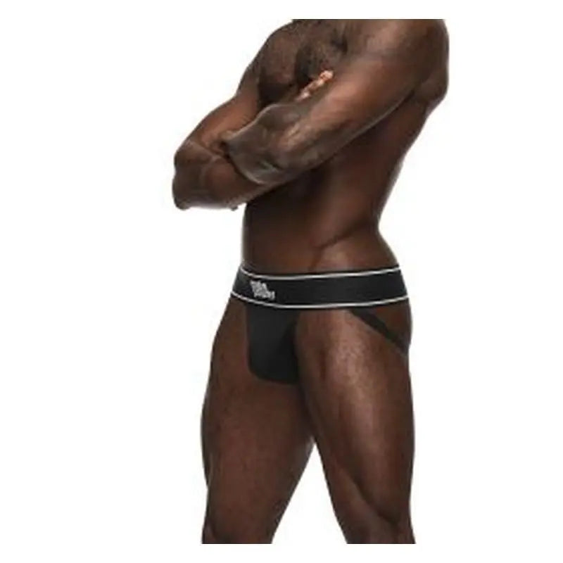Male Power Modal Rib Jock Black Male Power Discreet Intimate Essentials.
