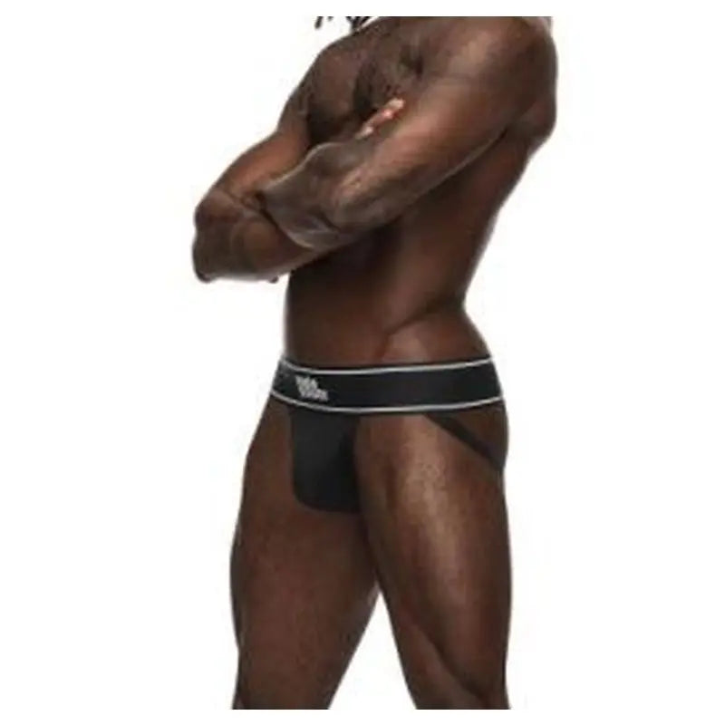 Male Power Modal Rib Jock Black Male Power Discreet Intimate Essentials.