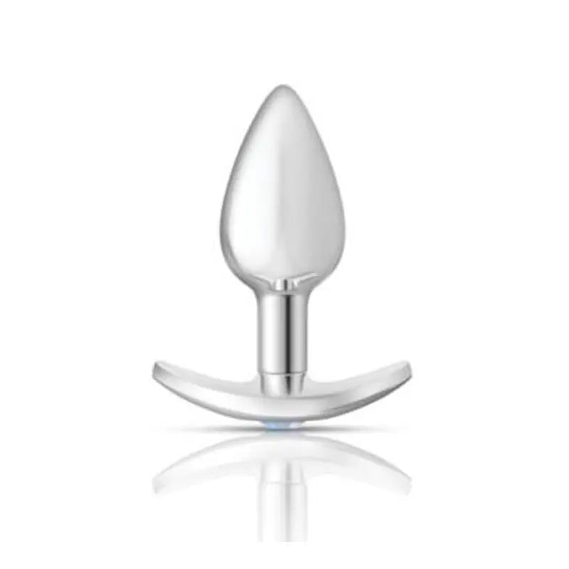 Cheeky Charms Silver Anchor Butt Plug  w Clear and Teal Jewel Kit Cheeky Charms Discreet Intimate Essentials.