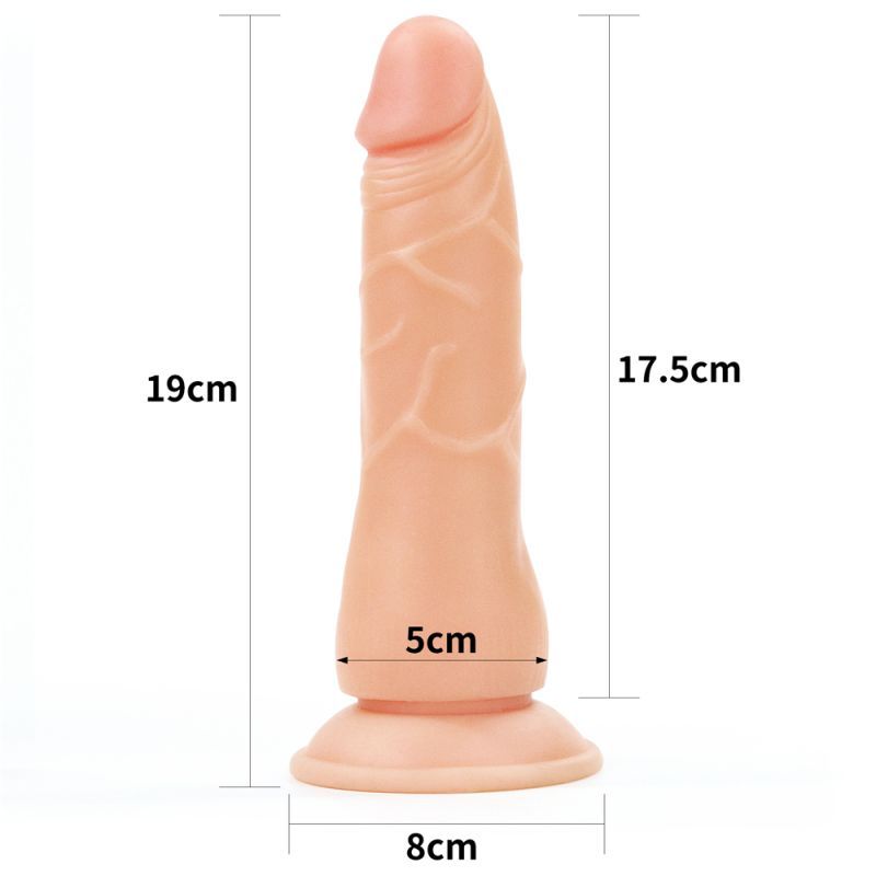 realistic strap on dildo set with lifelike details and dimensions 19cm height and 5cm width