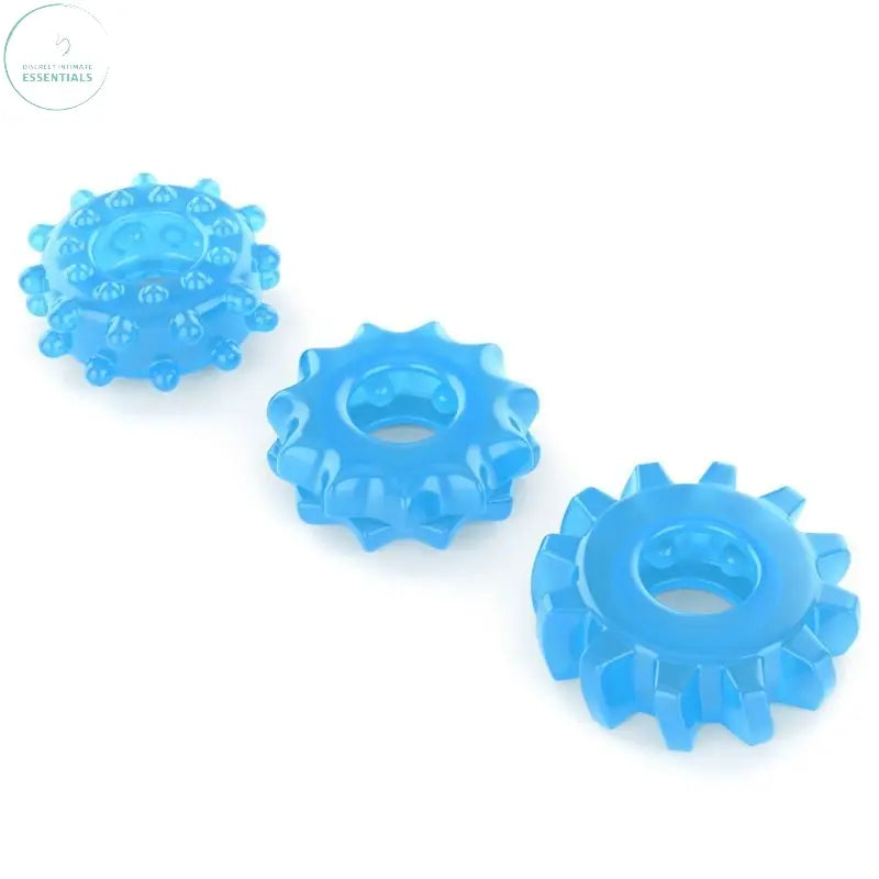 Affordable quality Lumino Play Penis Rings 3 Pc  from Lovetoy by Discreet Intimate Essentials with Discreet Delivery 