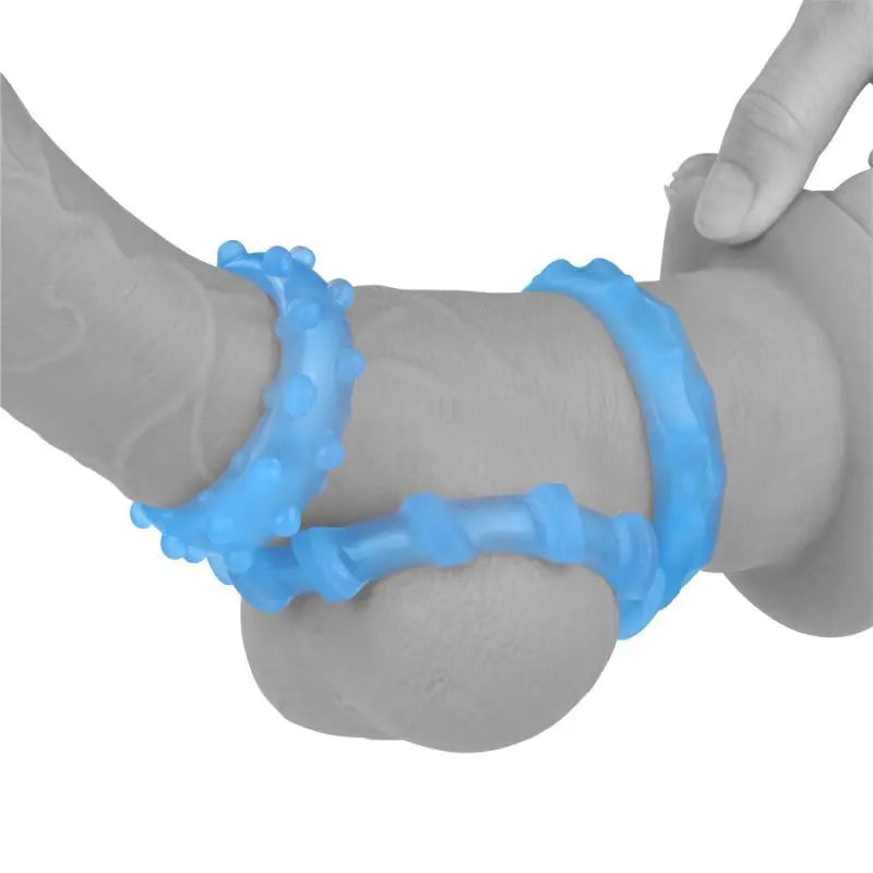 Lumino Play Penis Rings 3 Pc Lovetoy Discreet Intimate Essentials.