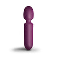 SugarBoo Playful Passion discreet wand vibrator in burgundy color with a smooth, sleek design.
