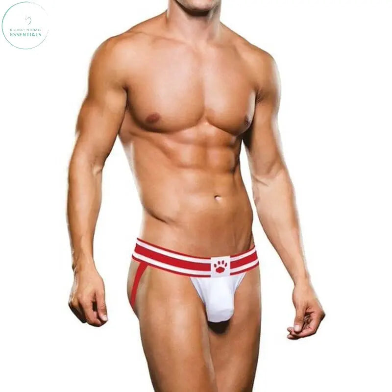 Affordable quality Prowler Jock White/Red  from Prowler by Discreet Intimate Essentials with Discreet Delivery 
