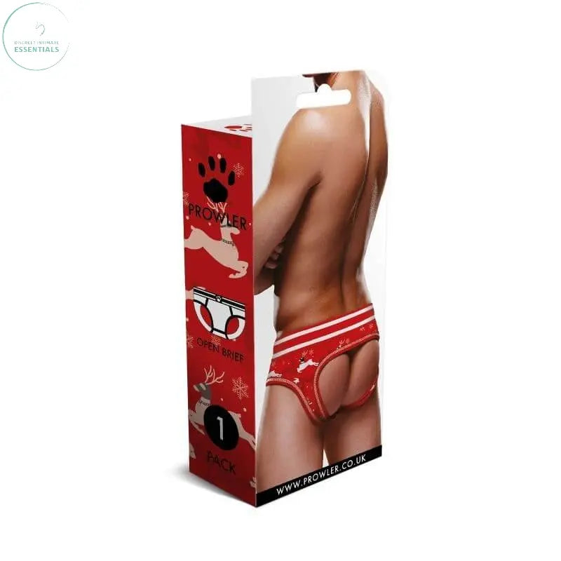 Affordable quality Prowler Reindeer Open Back Brief  from Prowler by Discreet Intimate Essentials with Discreet Delivery 
