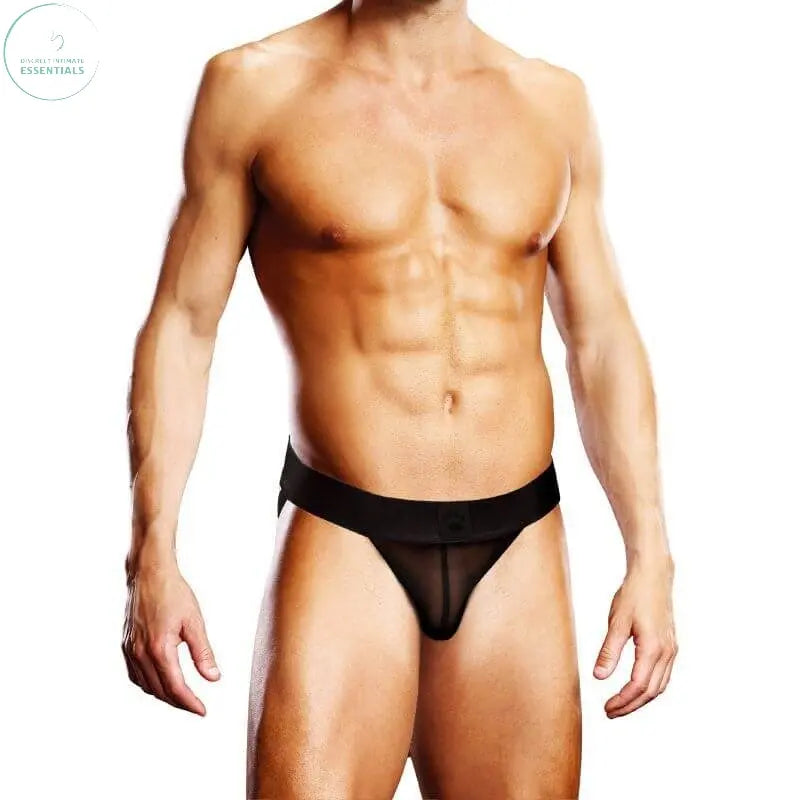 Affordable quality Prowler Mesh Jock Black  from Prowler by Discreet Intimate Essentials with Discreet Delivery 