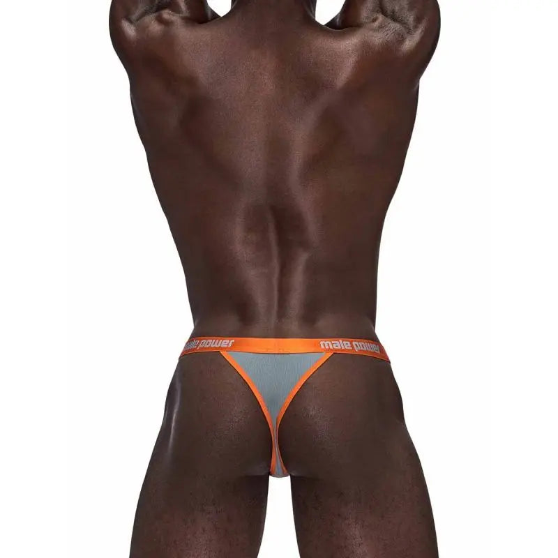 Male Power Casanova Uplift Micro Thong Grey Male Power Discreet Intimate Essentials.