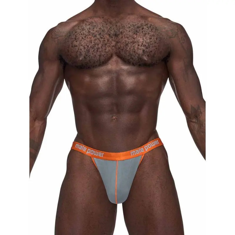 Male Power Casanova Uplift Micro Thong Grey Male Power Discreet Intimate Essentials.