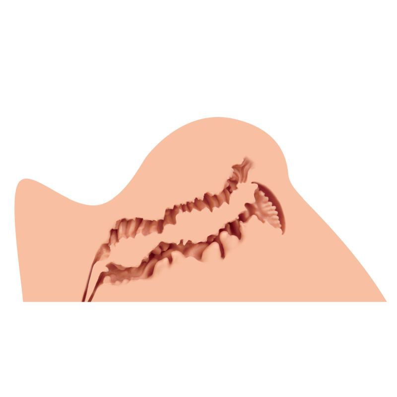 Trisha Mini Butt detailed design showcasing realistic vaginal and anal features for intimate essentials.