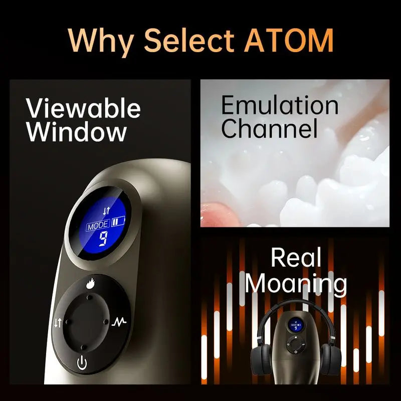 Affordable quality Atom Electronic Masturbator  from Drywell by Discreet Intimate Essentials with Discreet Delivery 