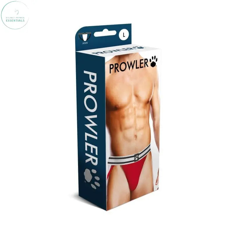 Affordable quality Prowler Jock White/Red  from Prowler by Discreet Intimate Essentials with Discreet Delivery 