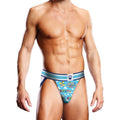 Prowler Brighton Jock strap featuring bold colors and Brighton motifs, designed for intimate essentials.