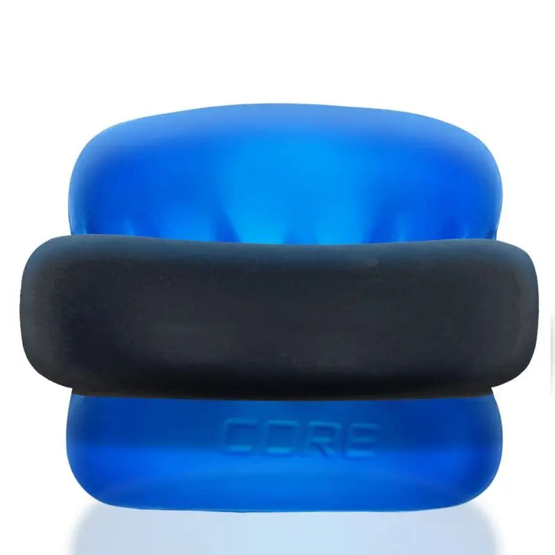 Ultracore Core Ballstretcher w Axis ring Blue Ice OxBalls Discreet Intimate Essentials.