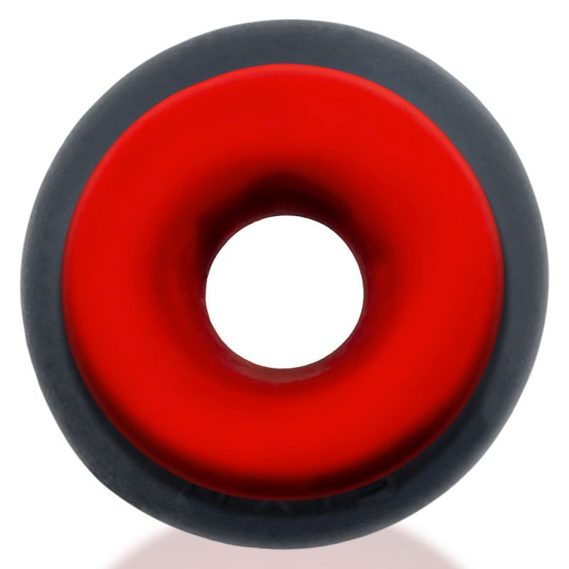 Ultracore AXIS power-ring in red and black, designed for ball stretcher with axis ring use.