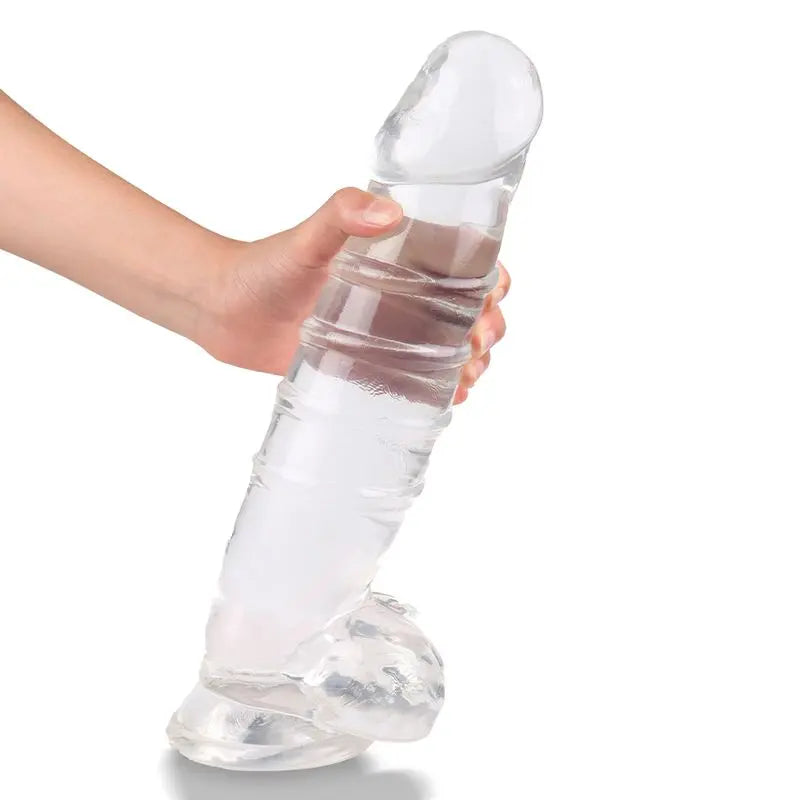 Denny Dong w Balls Clear XXL S-Hande Discreet Intimate Essentials.
