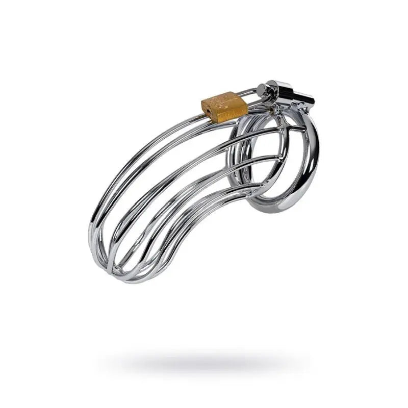 Silver Metal Birdcage Cock Cage Metal Discreet Intimate Essentials.