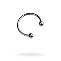 30mm metal penis erection ring with an open design and stimulating balls for enhanced pleasure.