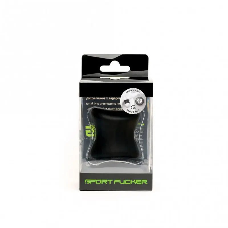 Ergo Balls 40mm Black Sport Fucker Discreet Intimate Essentials.