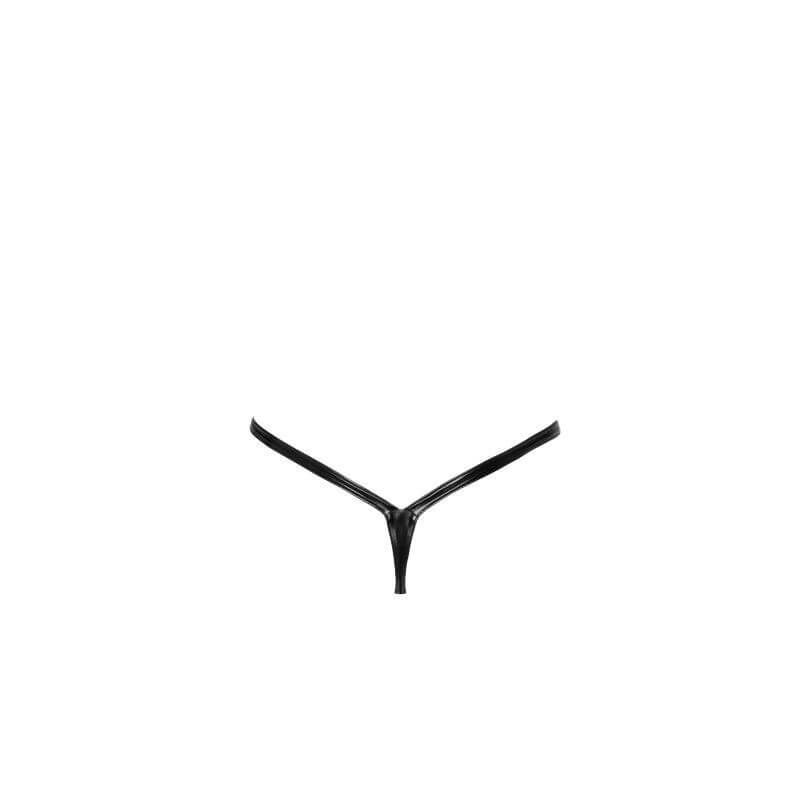 Power Wetlook Thong displayed on a plain background, showcasing its classic and coquettish design.