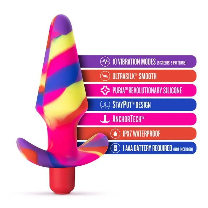 Avant Free Spirit Scarlet Silicone Butt Plug Avant Discreet Intimate Essentials.