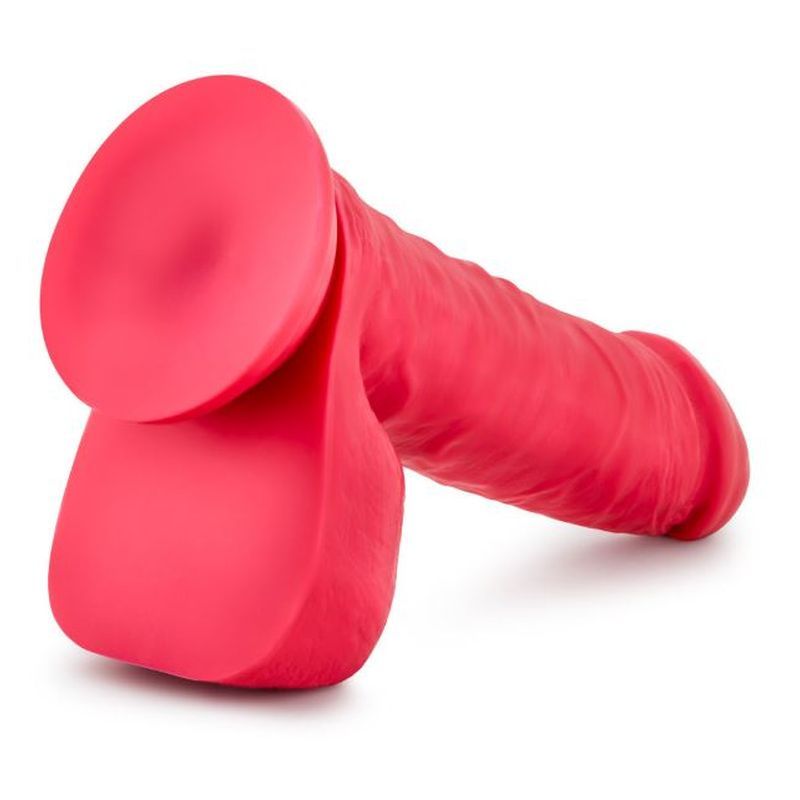 Ruse Big Poppa Cerise Dildo, a realistic dildo with suction cup design for enhanced pleasure.