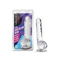 Naturally Yours 8 inch crystal dildo in packaging showcasing its lifelike design and suction cup base.