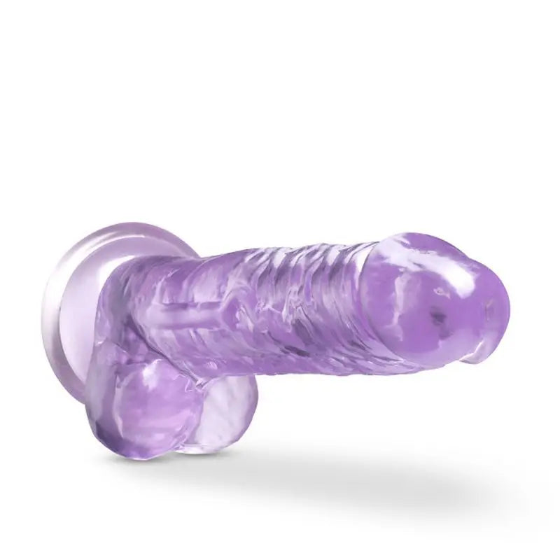 Naturally Yours 7" Crystaline Dildo Amethyst Naturally Yours Discreet Intimate Essentials.