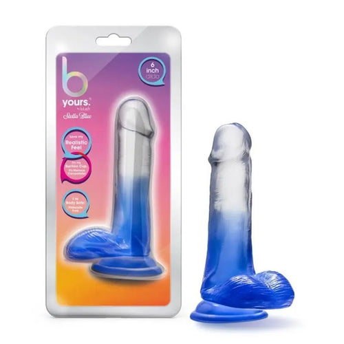 B Yours Morning Dew 6in Dildo Stella Blue B Yours Discreet Intimate Essentials.