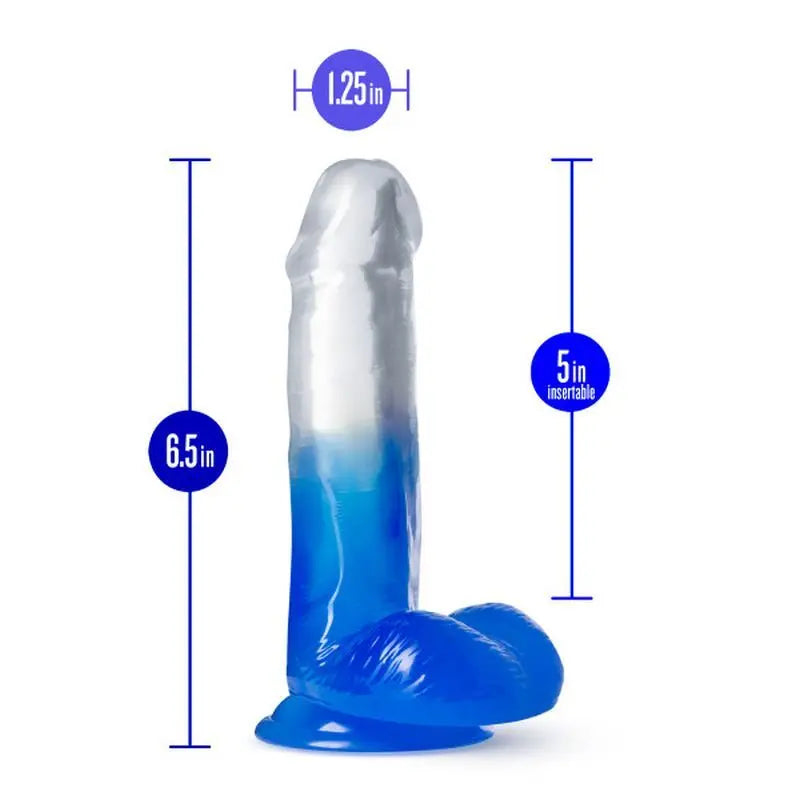 B Yours Morning Dew 6in Dildo Stella Blue B Yours Discreet Intimate Essentials.