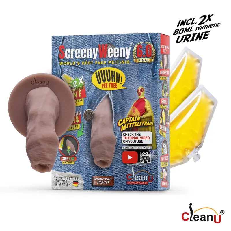 Screeny Weeny 6.0 Uncut Nordic white ScreenyWeeny Discreet Intimate Essentials.