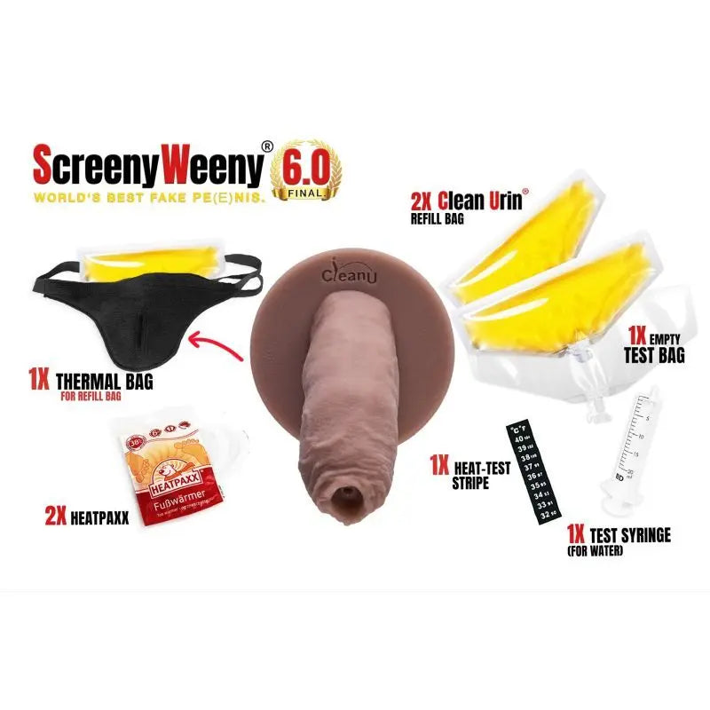 Screeny Weeny 6.0 Uncut Nordic white ScreenyWeeny Discreet Intimate Essentials.