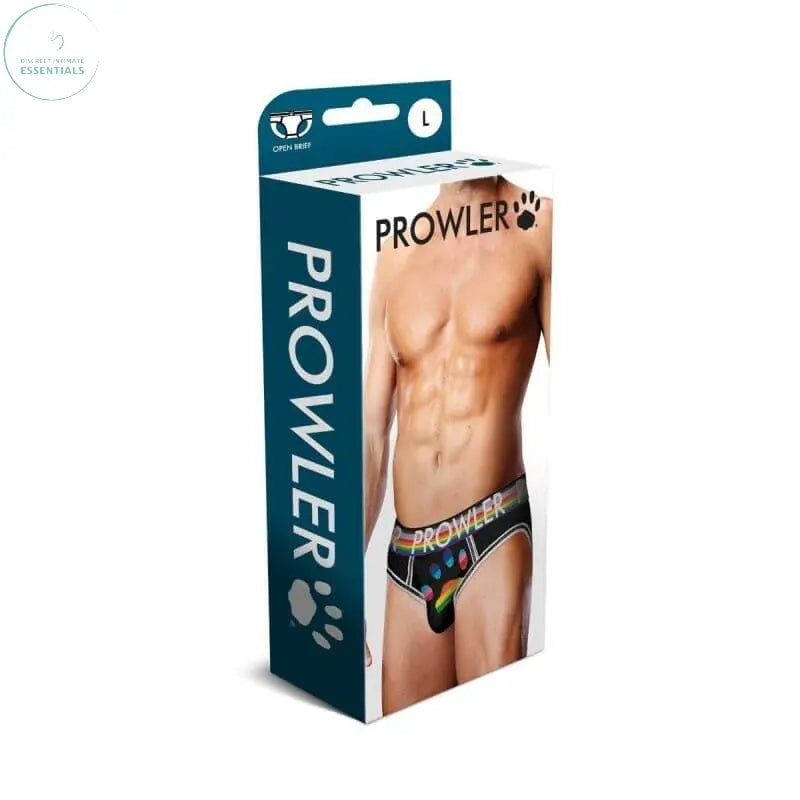 Affordable quality Prowler Oversized Paw Open Back Brief Black  from Prowler by Discreet Intimate Essentials with Discreet Delivery 
