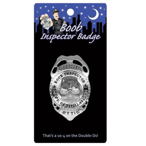 Boob Inspector Badge Kheper Games Discreet Intimate Essentials.
