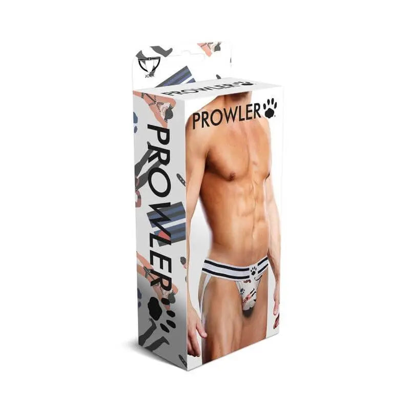 Affordable quality Prowler Leather Pride Jock  from Prowler by Discreet Intimate Essentials with Discreet Delivery 