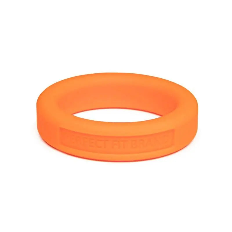Classic Silicone Medium Stretch Penis Ring 36mm Orange PerfectFit Discreet Intimate Essentials.