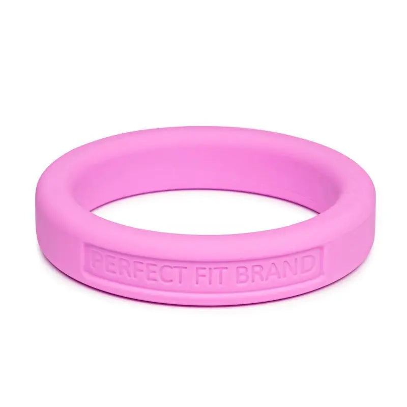 Affordable quality Classic Silicone Medium Stretch Penis Ring 44mm Pink  from PerfectFit by Discreet Intimate Essentials with Discreet Delivery 