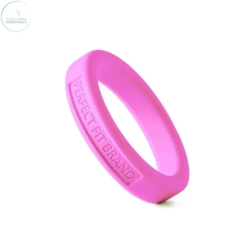Affordable quality Classic Silicone Medium Stretch Penis Ring 44mm Pink  from PerfectFit by Discreet Intimate Essentials with Discreet Delivery 